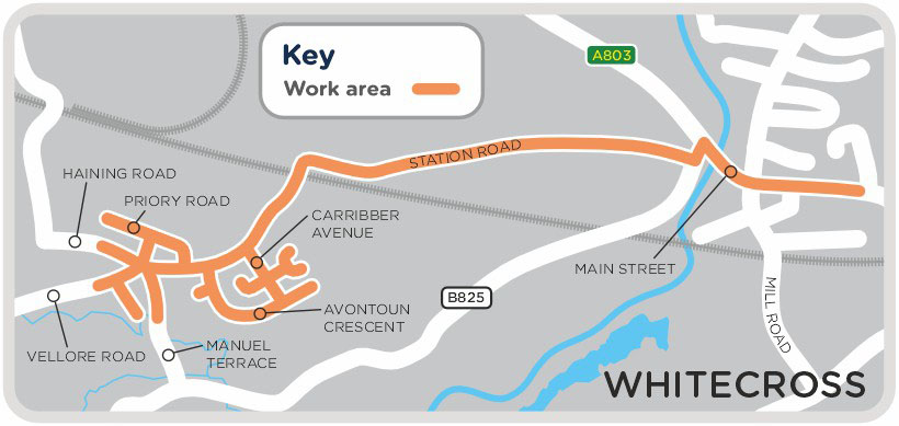 Whitecross map