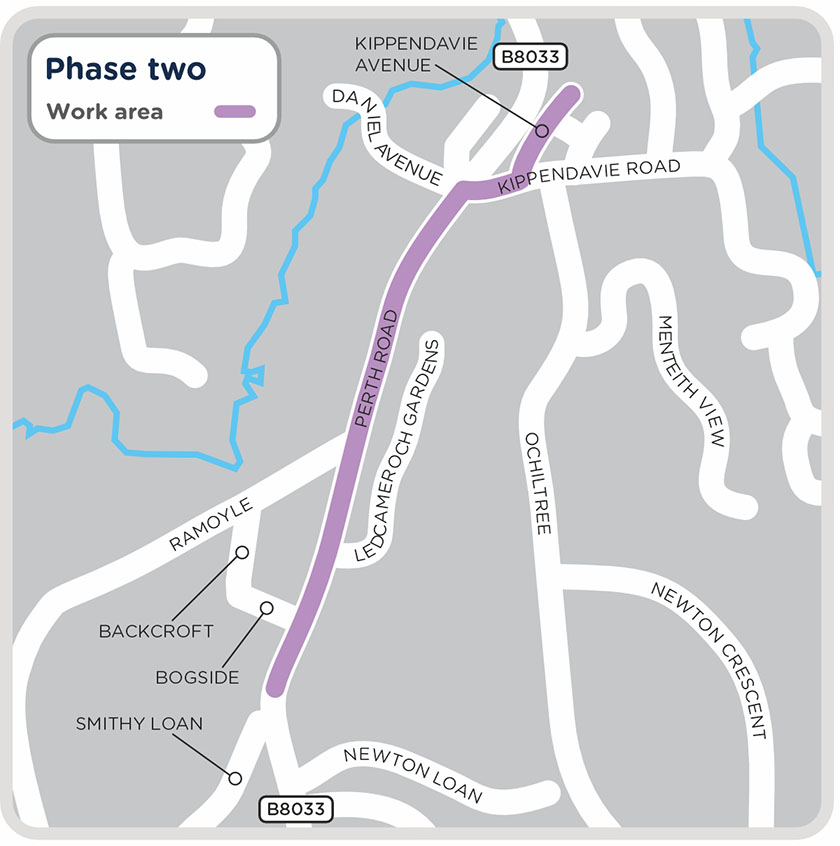 phase two of Dunblane project map