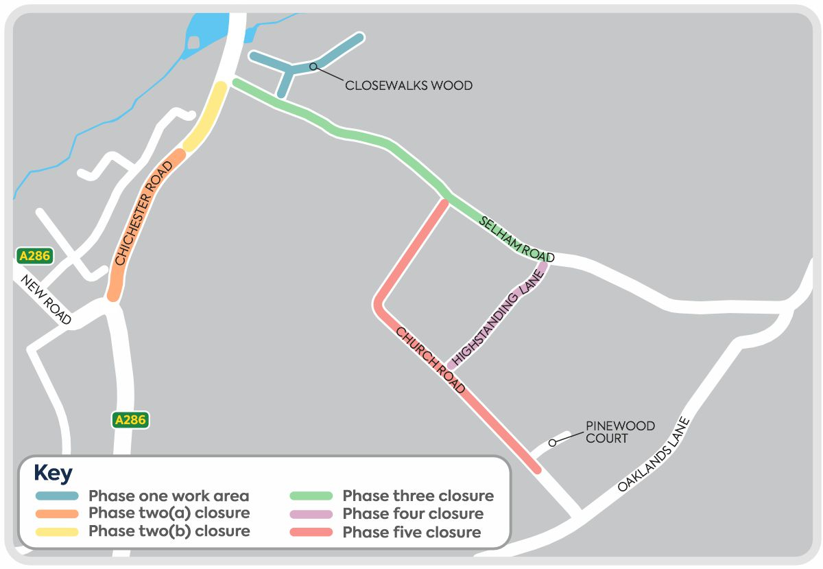 Map of works
