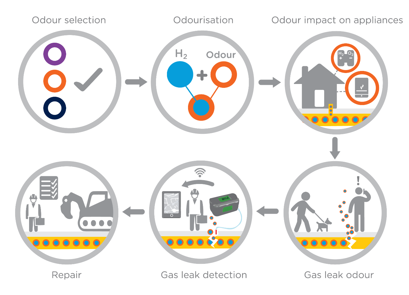 H100 NIA: Hydrogen Odorant & Gas Detection