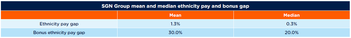 2020 Ethnicity Pay Gap report headline figures