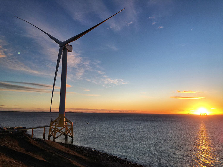 OREC demonstration turbine in Levenmouth