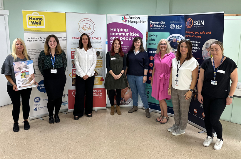 Seven representatives from five vulnerability partners joined Janet Duggan from SGN to discuss supporting vulnerable households
