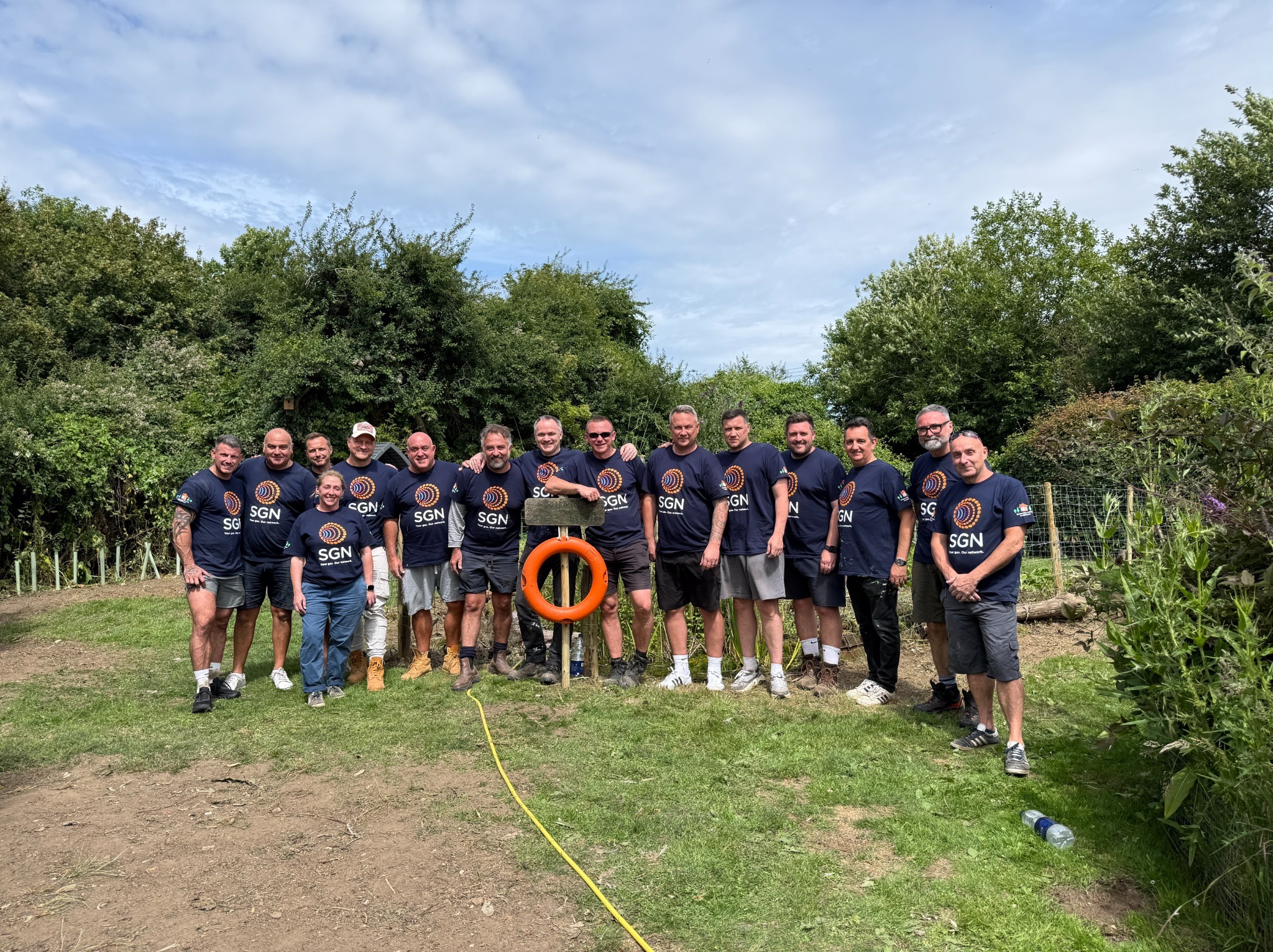 SGN's team of volunteers at the Apuldrum Centre in West Sussex