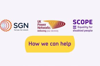SGN, UK Power Networks and Scope logos