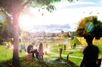 Rainbow forest proposal by Project Gaia