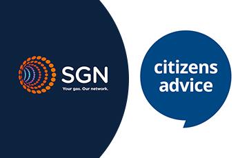 SGN and Citizens Advice logos